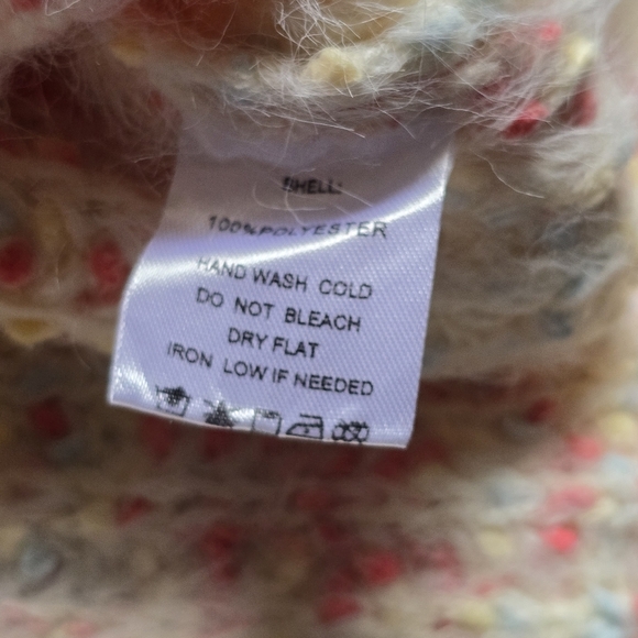 Altar'd State Sally Confetti Eyelash Sweater Ivory-multi NWT Size Small - Picture 7 of 7